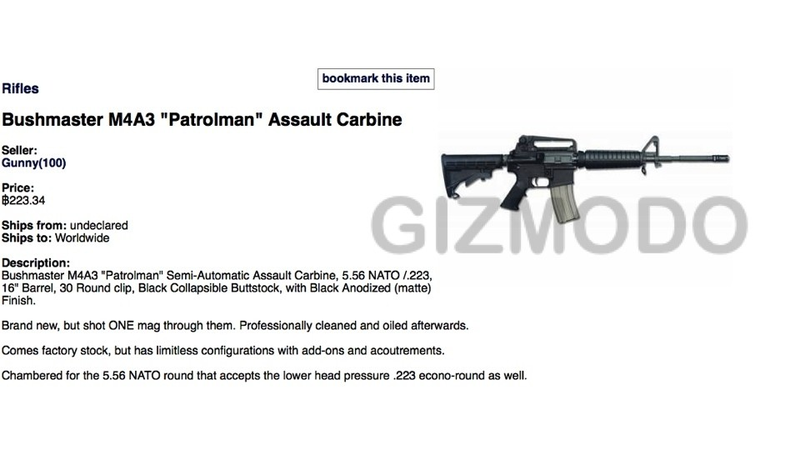 Illustration for article titled The Secret Online Weapons Store That'll Sell Anyone Anything